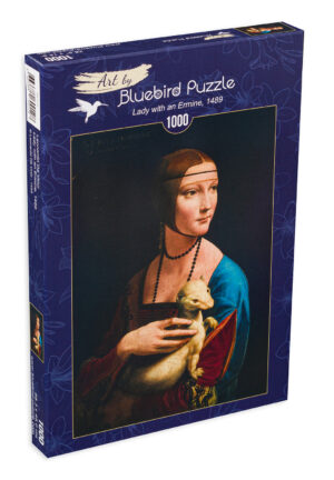 Пъзел Bluebird от 1000 части - Дамата с хермелина