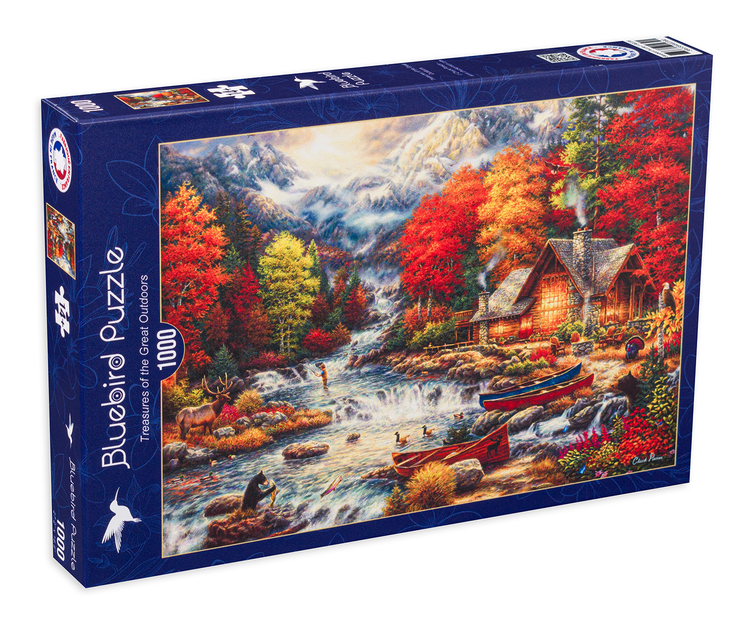 Пъзел Bluebird от 1000 части - Есенна идилия в гората