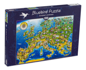 Пъзел Bluebird от 1000 части - Европейски забележителности, Ейдриан Честърман