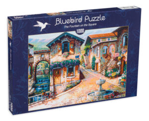 Пъзел Bluebird от 1000 части - Фонтан на площада