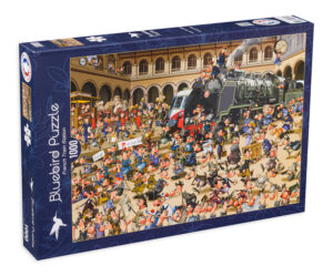 Пъзел Bluebird от 1000 части - Френска гара