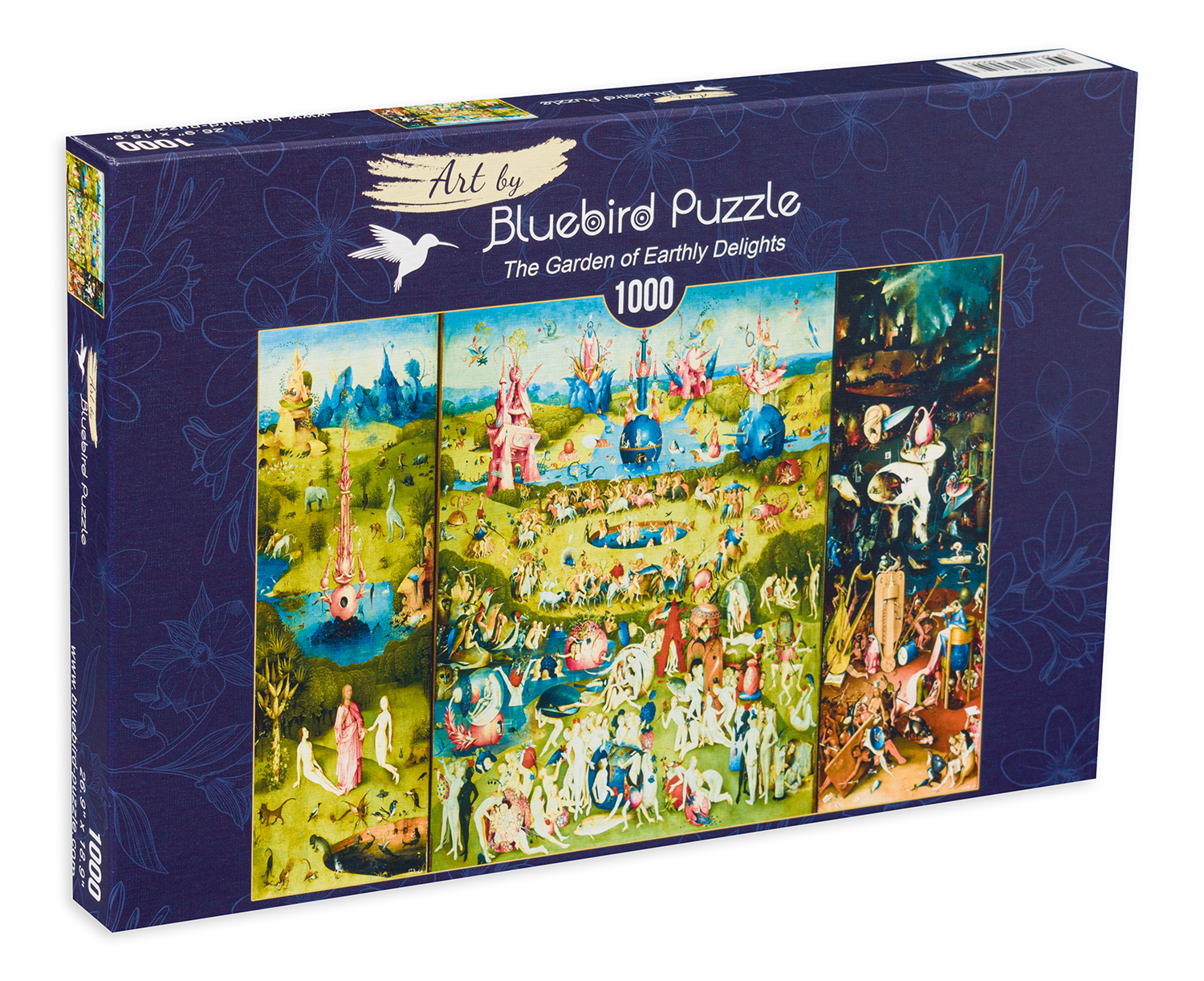 Пъзел Bluebird от 1000 части - Градината на земните удоволствия