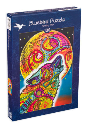 Пъзел Bluebird от 1000 части - Howling Wolf