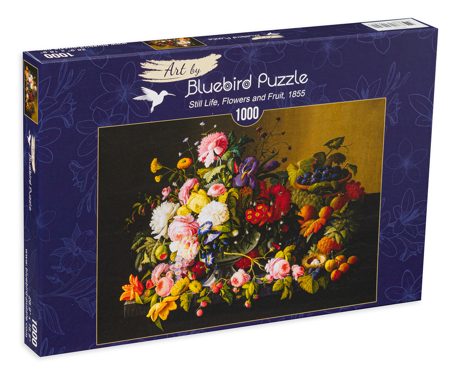 Пъзел Bluebird от 1000 части - Изобилие от цветя и плодове