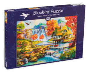 Пъзел Bluebird от 1000 части - Къща на водопада, Арт Свят
