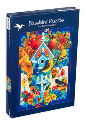 Пъзел Bluebird от 1000 части - Къщички за птички