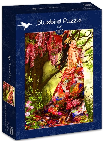 Пъзел Bluebird от 1000 части - Копринено вълшебство