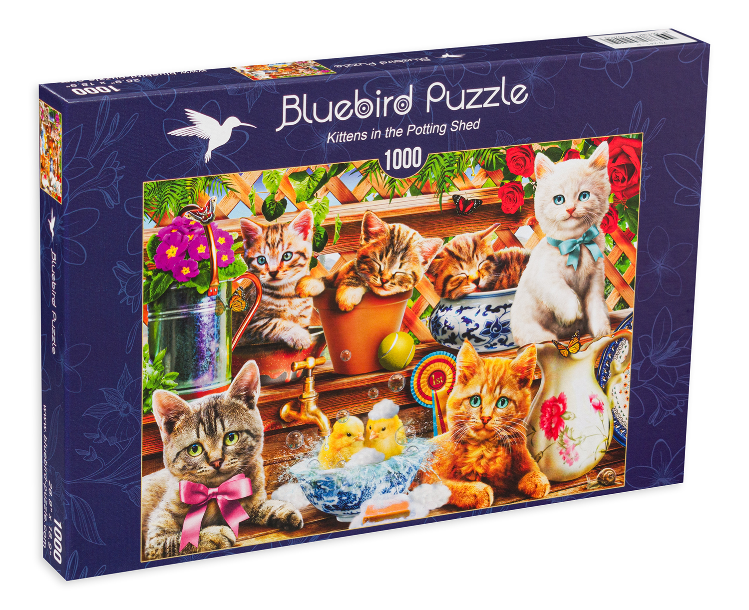 Пъзел Bluebird от 1000 части - Котки в саксиите, Ейдриан Честърман - Image 2