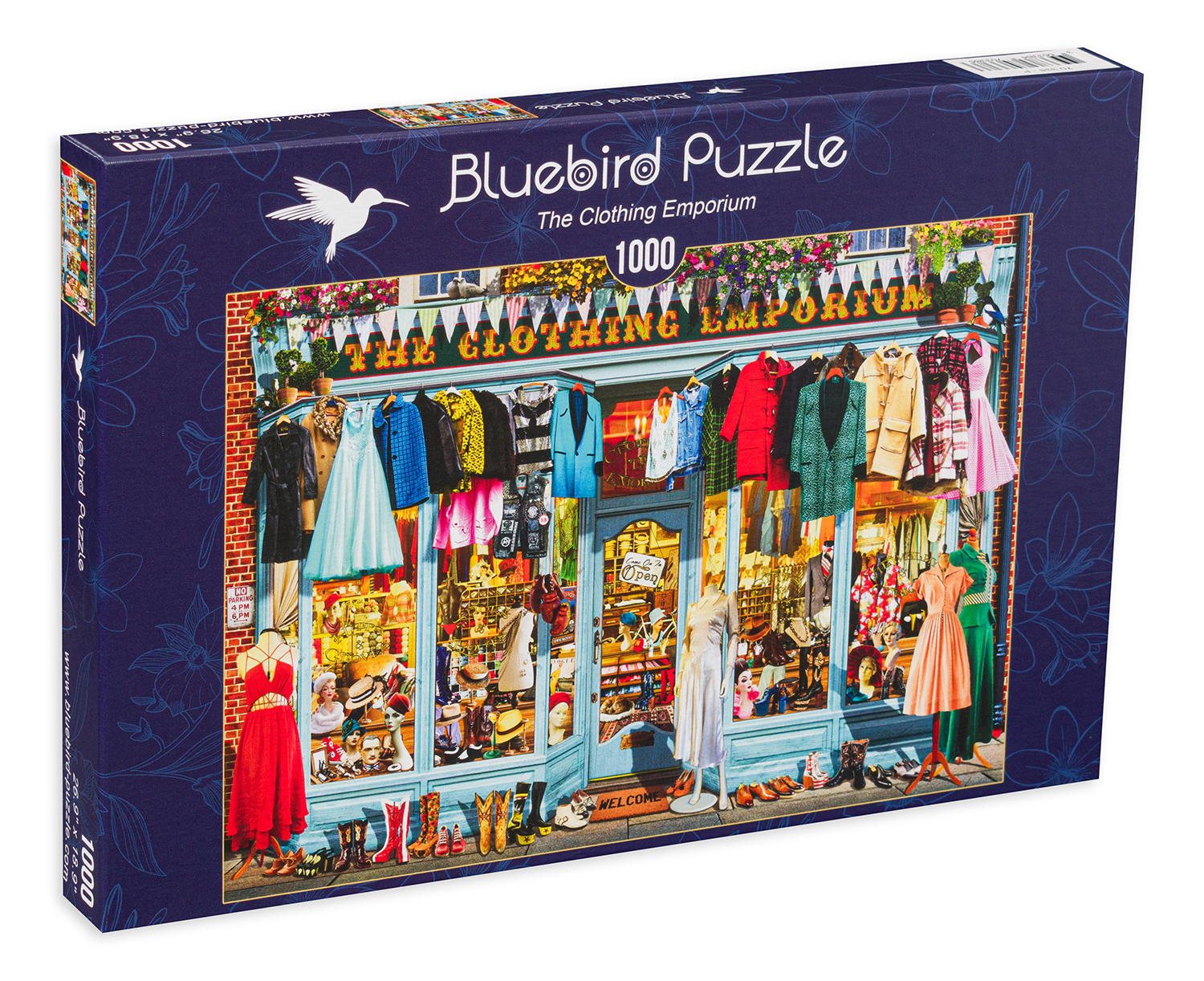 Пъзел Bluebird от 1000 части - Магазин за дрехи, Гари Уолтън