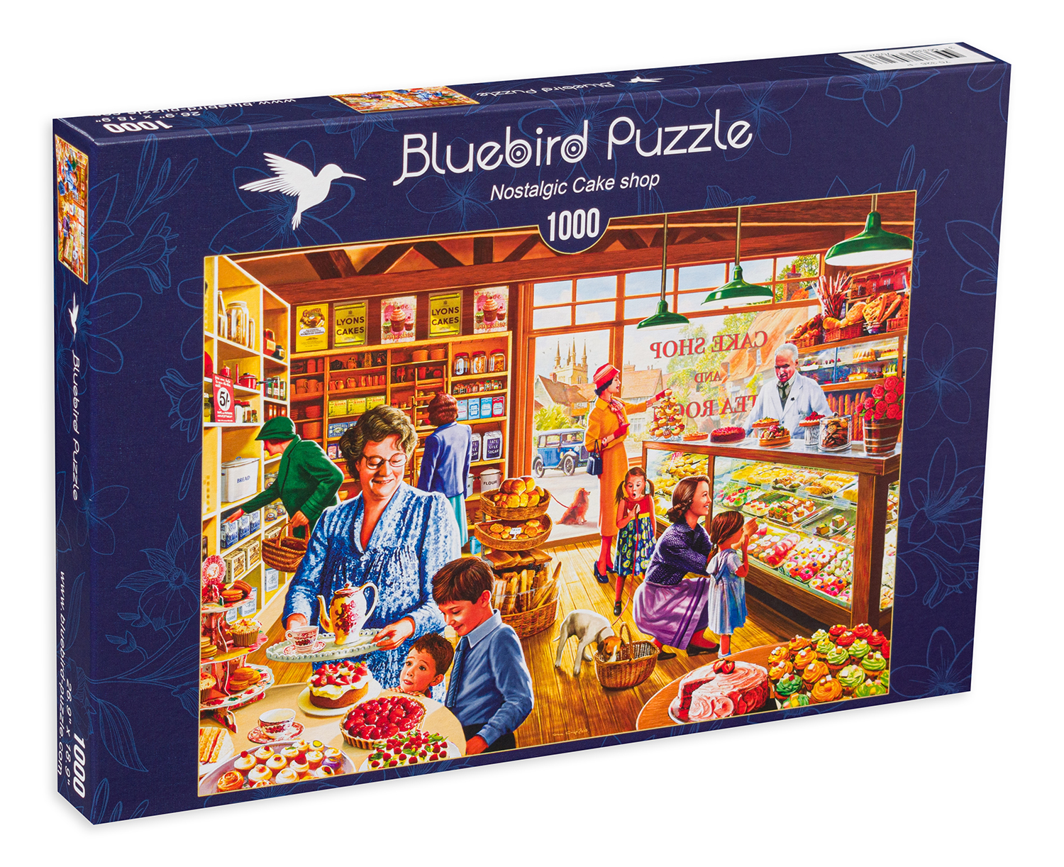 Пъзел Bluebird от 1000 части - Магазин за сладкиши, Стив Крисп