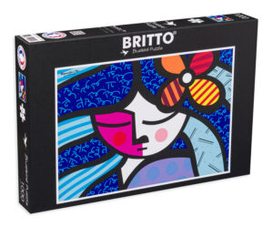 Пъзел Bluebird от 1000 части - Момиче с цвете