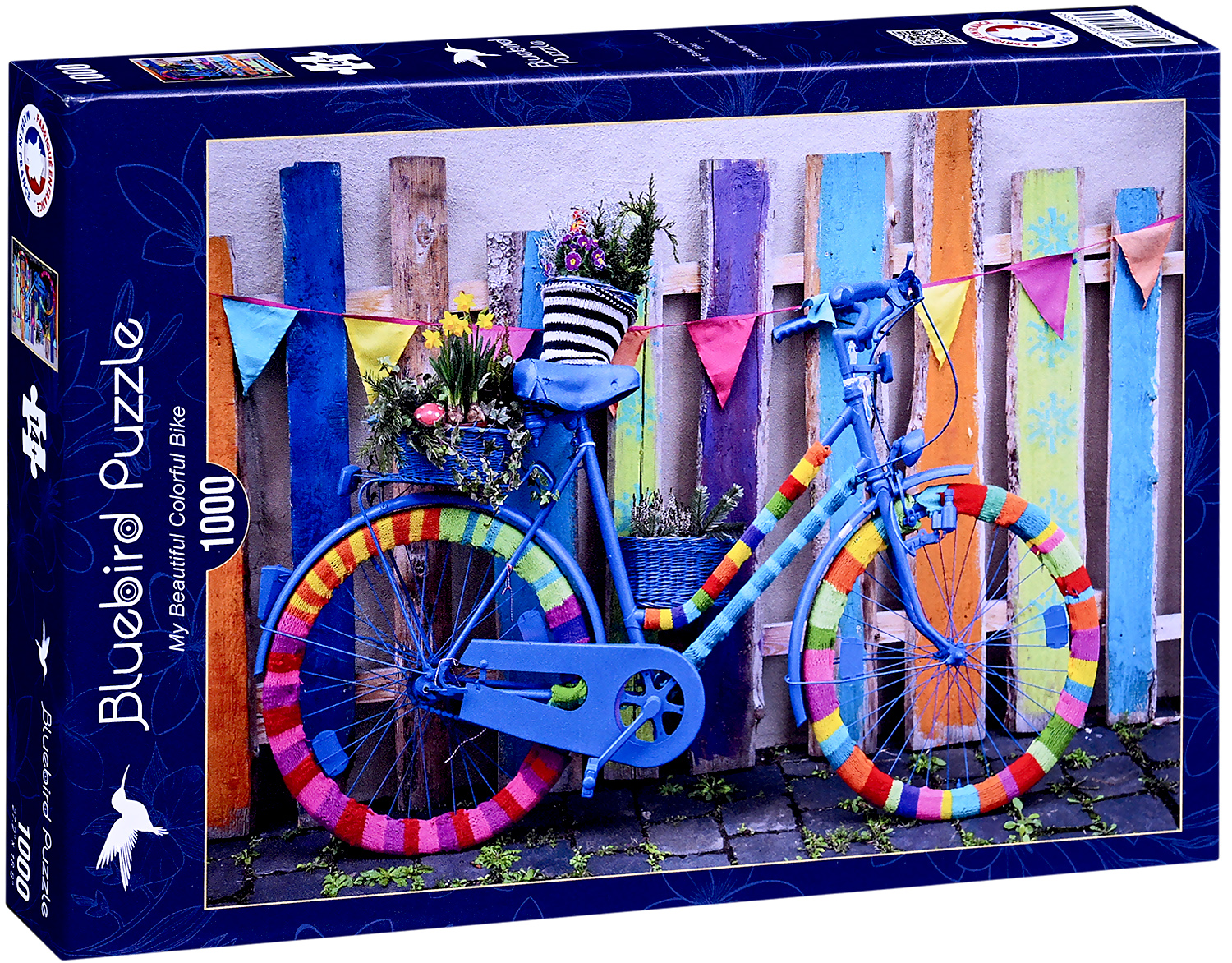 Пъзел Bluebird от 1000 части - Моят красив цветен велосипед