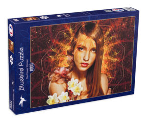 Пъзел Bluebird от 1000 части - Огнено момиче