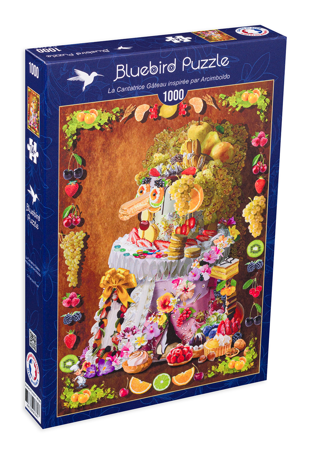 Пъзел Bluebird от 1000 части - Певицата Cake вдъхновена от Арчимболдо