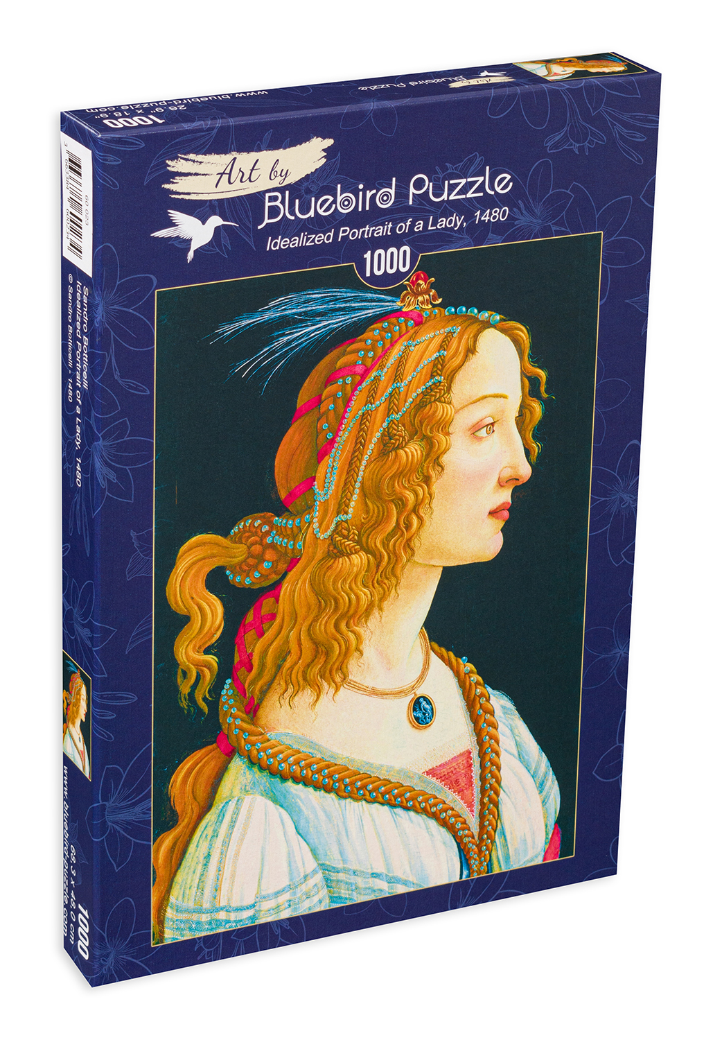 Пъзел Bluebird от 1000 части - Портрет на млада жена