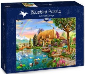 Пъзел Bluebird от 1000 части - Рай край езерото