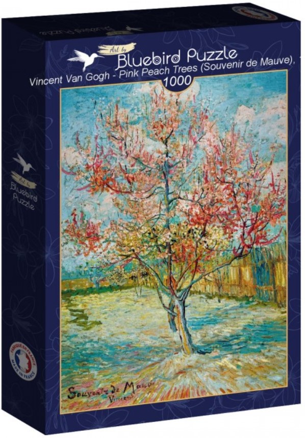Пъзел Bluebird от 1000 части - Розовото прасковено дърво, 1888