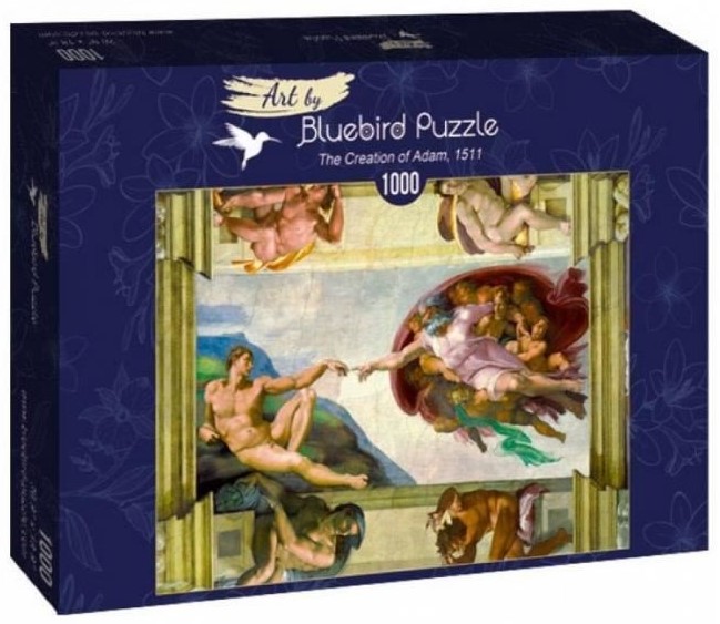 Пъзел Bluebird от 1000 части - Сътворението на Адам
