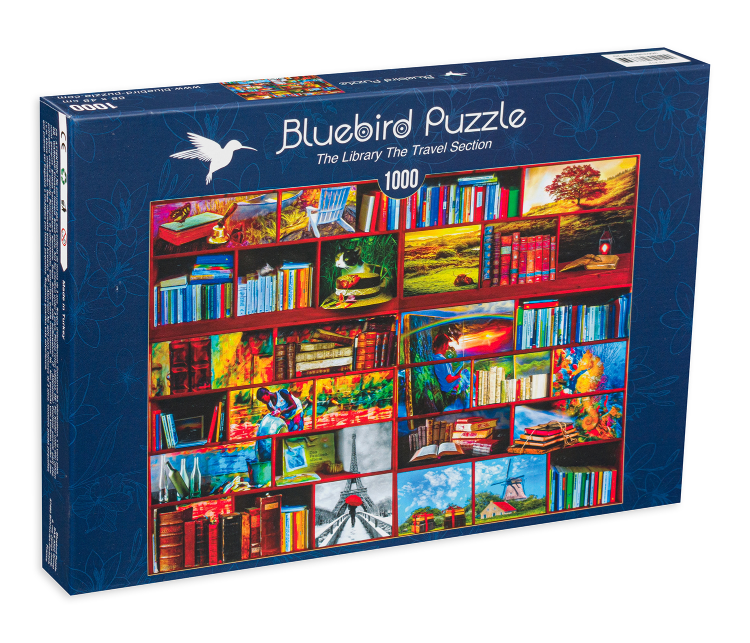 Пъзел Bluebird от 1000 части - Секция "Пътешествия" в библиотеката
