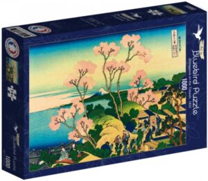 Пъзел Bluebird от 1000 части - Шинагава по пътя Токайдо, 1832