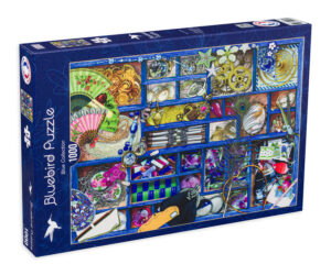 Пъзел Bluebird от 1000 части - Синя кутия