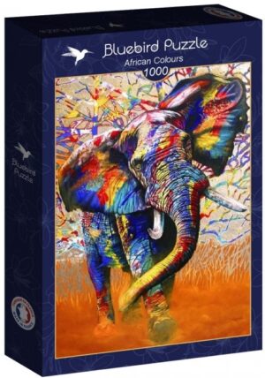 Пъзел Bluebird от 1000 части - Слон