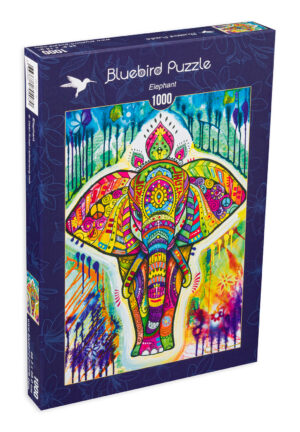 Пъзел Bluebird от 1000 части - Слон
