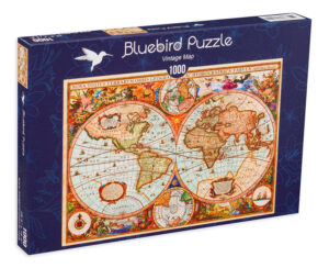 Пъзел Bluebird от 1000 части - Стара карта, Ейми Стюарт