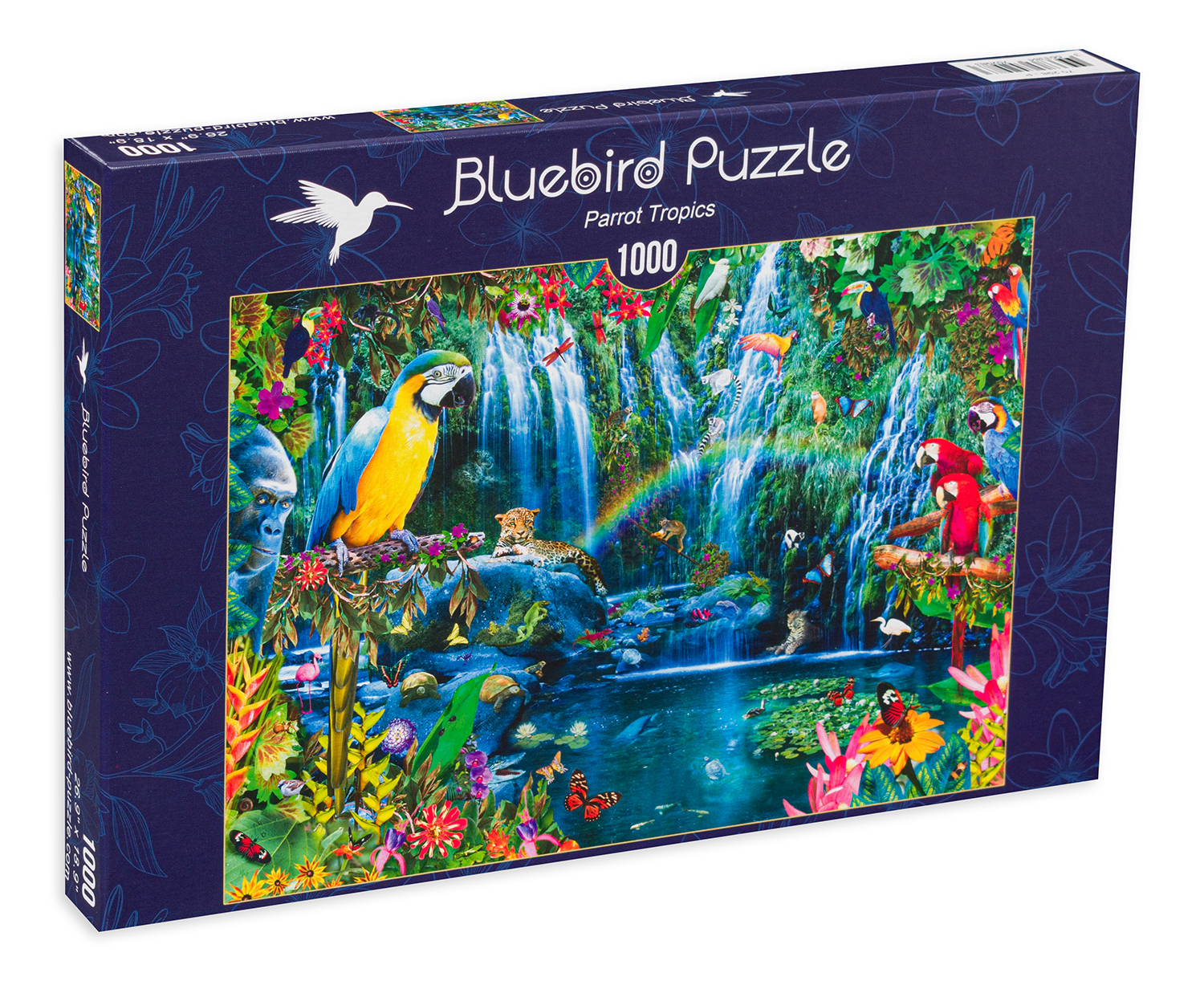 Пъзел Bluebird от 1000 части - Тропическа красота
