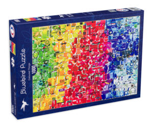 Пъзел Bluebird от 1000 части - Цветна идилия