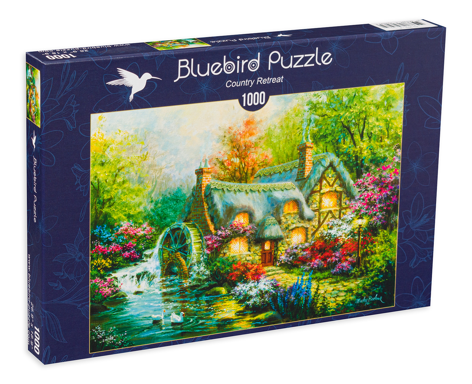 Пъзел Bluebird от 1000 части - Уединение в гората, Ники Боем