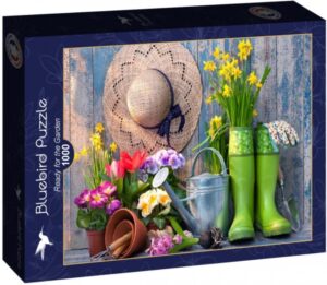 Пъзел Bluebird от 1000 части - В готовност за градина