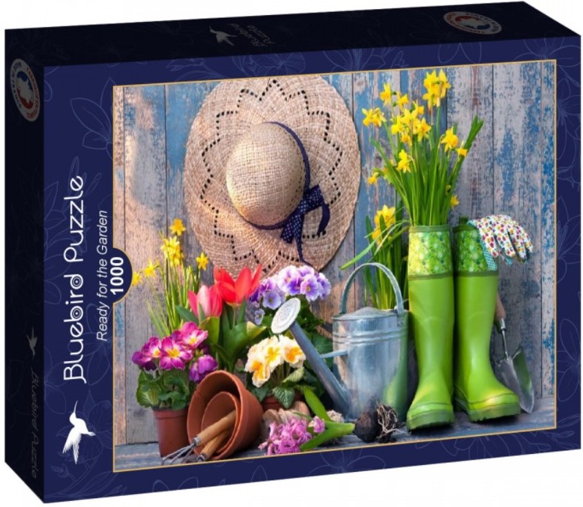 Пъзел Bluebird от 1000 части - В готовност за градина