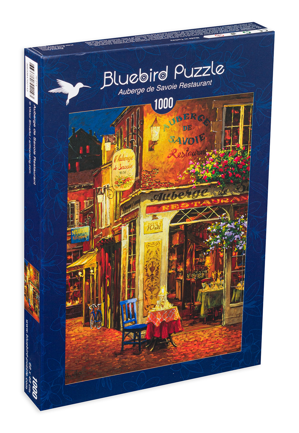 Пъзел Bluebird от 1000 части - В китното ресторантче