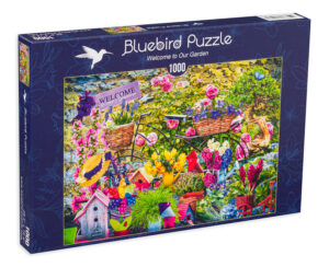 Пъзел Bluebird от 1000 части - В райската градина