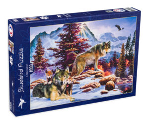 Пъзел Bluebird от 1000 части - Вълци в гората