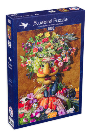 Пъзел Bluebird от 1000 части - Вдъхновение от Арчимболдо