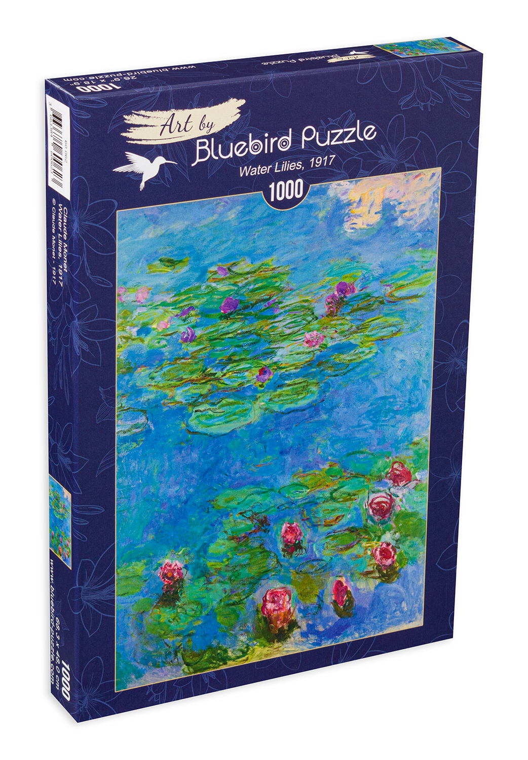 Пъзел Bluebird от 1000 части - Водни лилии