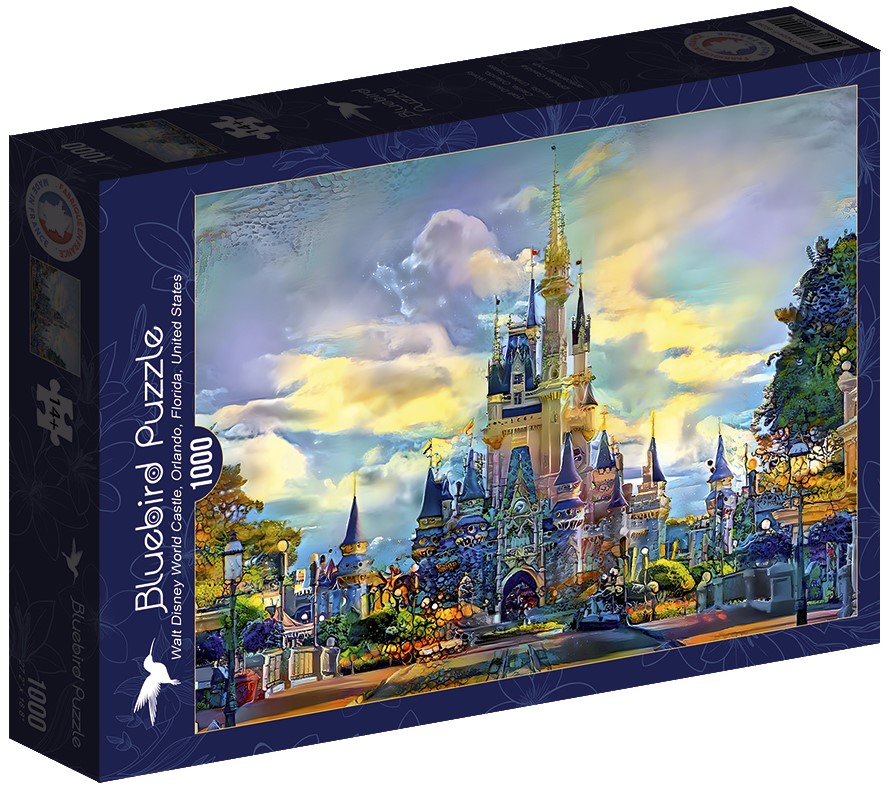 Пъзел Bluebird от 1000 части - Замъкът на Уолт Дисни