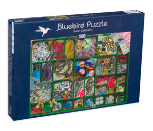 Пъзел Bluebird от 1000 части - Зелена колекция