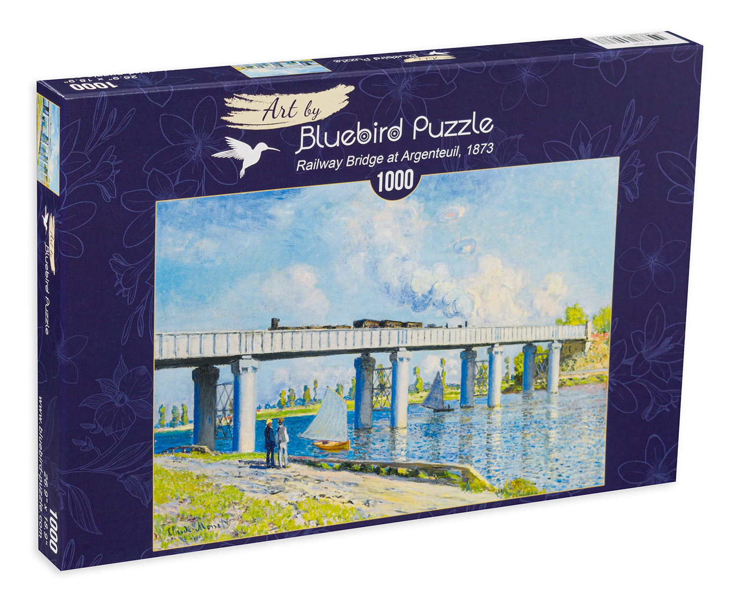 Пъзел Bluebird от 1000 части - Железопътен мост в Аржантьой