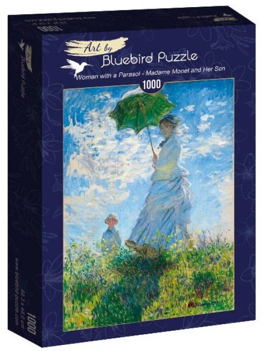 Пъзел Bluebird от 1000 части - Жена с чадър