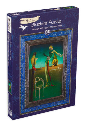 Пъзел Bluebird от 1000 части - Жената с розите