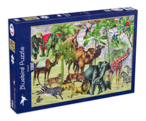 Пъзел Bluebird от 1000 части - Животни в пустинята