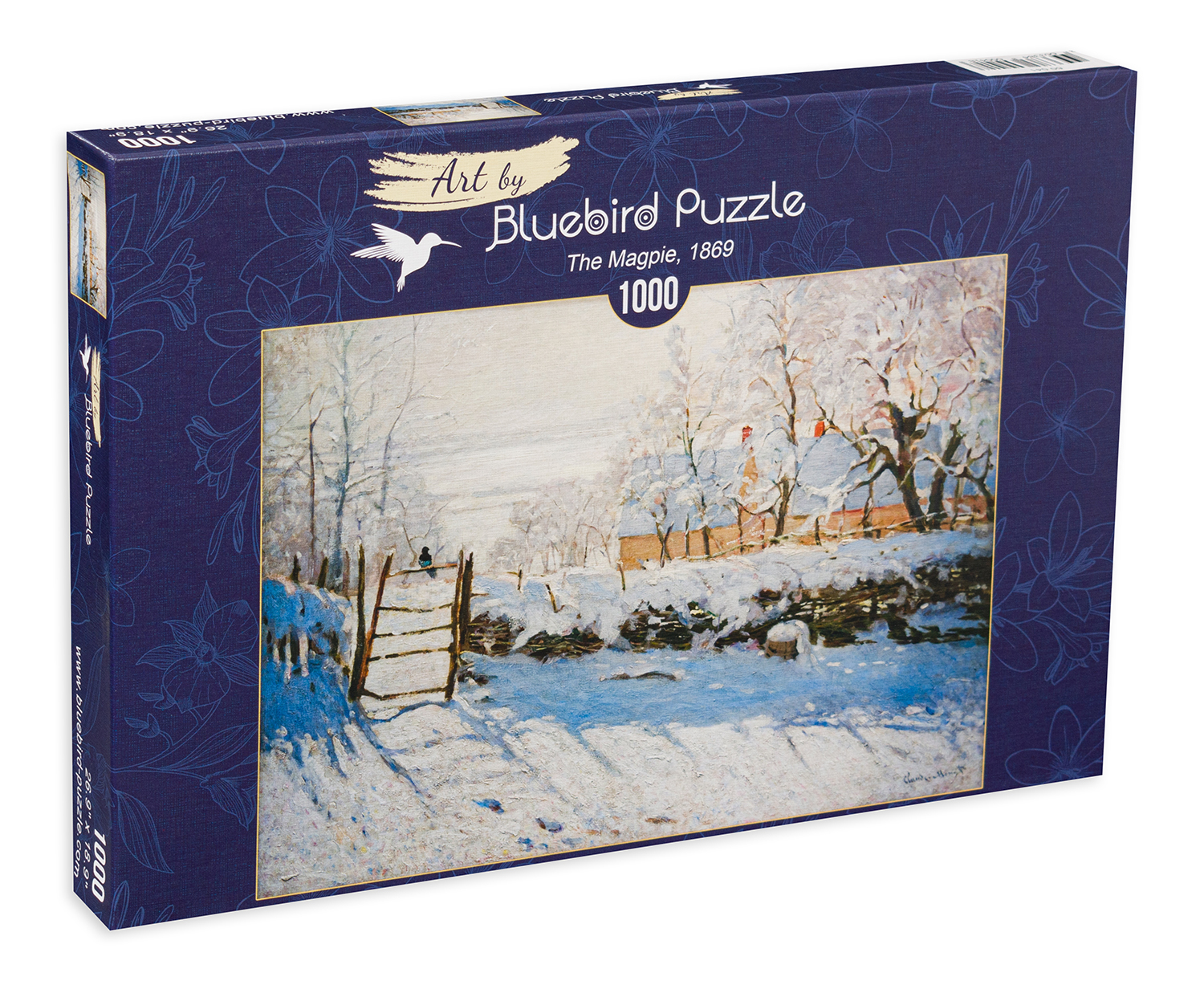 Пъзел Bluebird от 1000 части - Зимен пейзаж