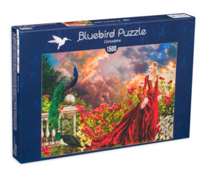 Пъзел Bluebird от 1500 части - Дамата в червено