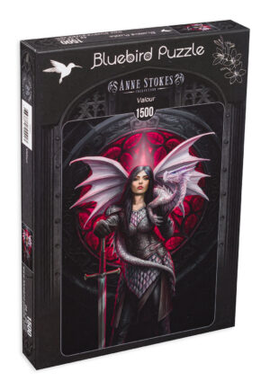 Пъзел Bluebird от 1500 части - Момичето с меча