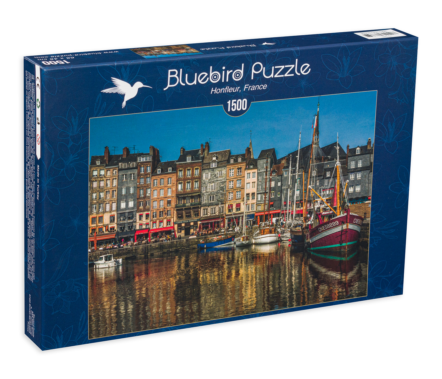 Пъзел Bluebird от 1500 части - Онфльор, Франция