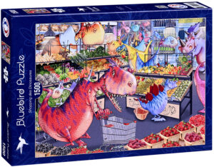 Пъзел Bluebird от 1500 части - Пазаруването на динозаврите