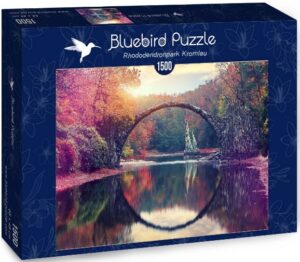 Пъзел Bluebird от 1500 части - Rhododendronpark Kromlau